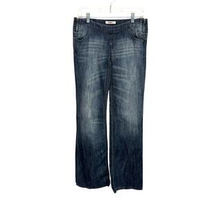 Vintage Bongo Low Rise Flare Jeans Zipper Waist Y2K Juniors 3 / 27